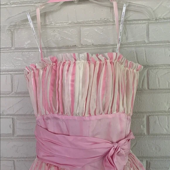 Betsey Johnson Pink and White Dress - Picture 3 of 9